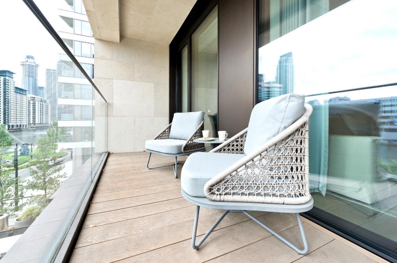 Elegant And Modern Apartments In Canary Wharf Right Next To Thames ロンドン エクステリア 写真