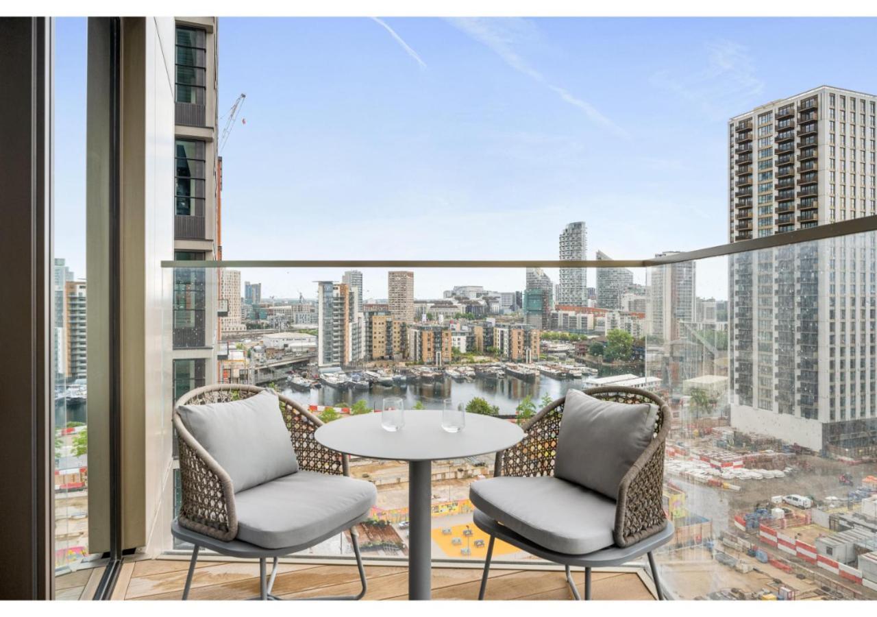 Elegant And Modern Apartments In Canary Wharf Right Next To Thames ロンドン エクステリア 写真
