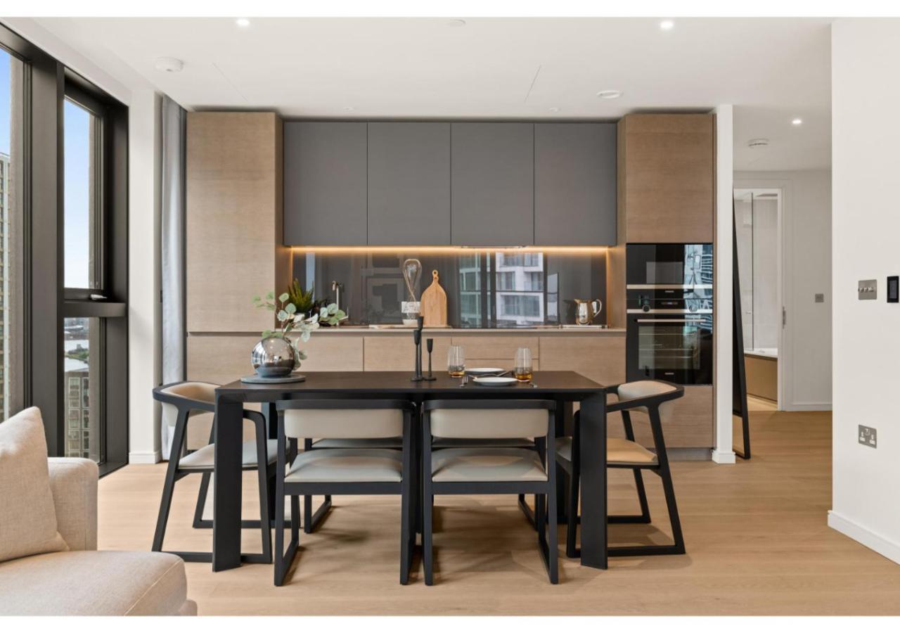 Elegant And Modern Apartments In Canary Wharf Right Next To Thames ロンドン エクステリア 写真