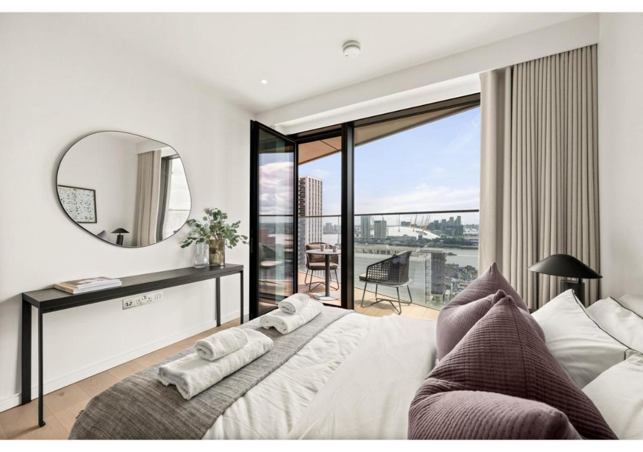 Elegant And Modern Apartments In Canary Wharf Right Next To Thames ロンドン エクステリア 写真