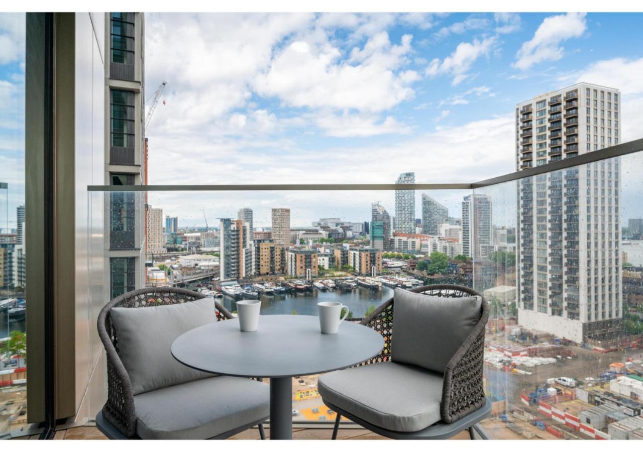 Elegant And Modern Apartments In Canary Wharf Right Next To Thames ロンドン エクステリア 写真