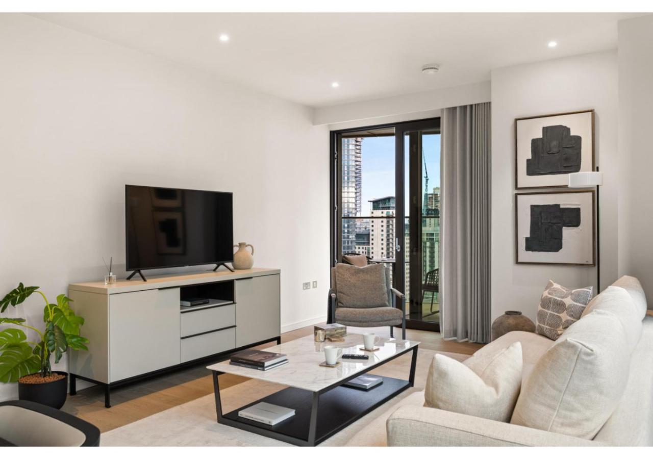 Elegant And Modern Apartments In Canary Wharf Right Next To Thames ロンドン エクステリア 写真
