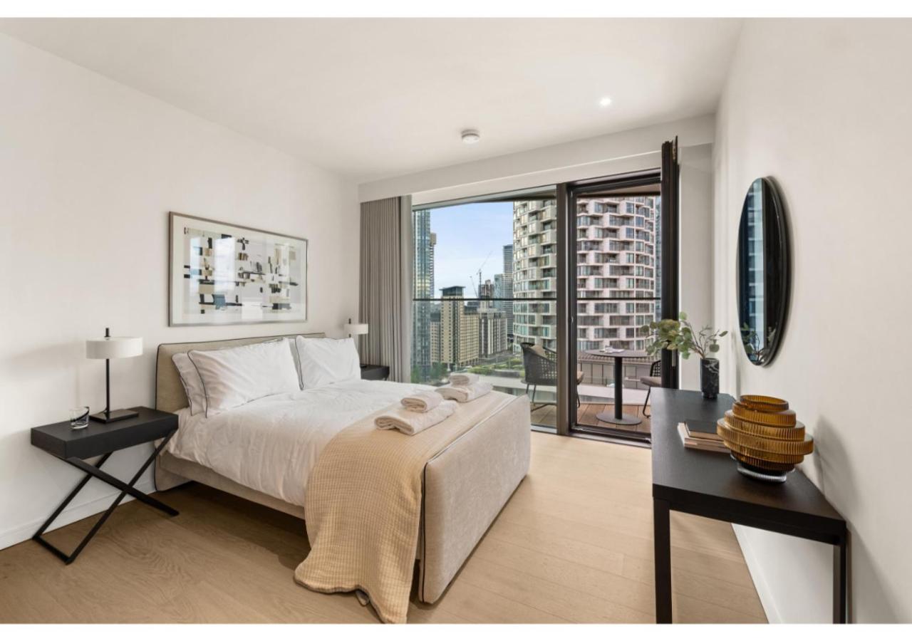 Elegant And Modern Apartments In Canary Wharf Right Next To Thames ロンドン エクステリア 写真