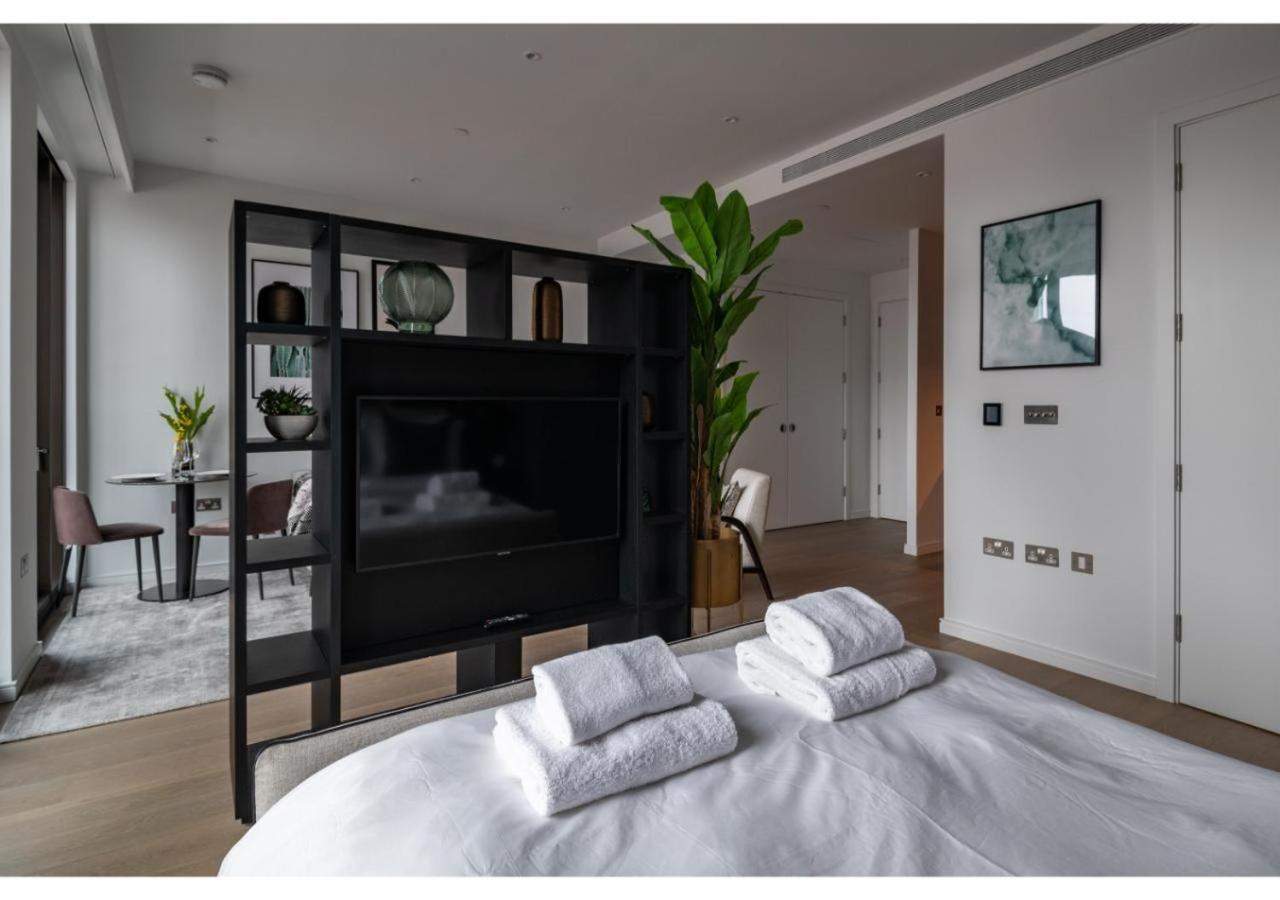 Elegant And Modern Apartments In Canary Wharf Right Next To Thames ロンドン エクステリア 写真
