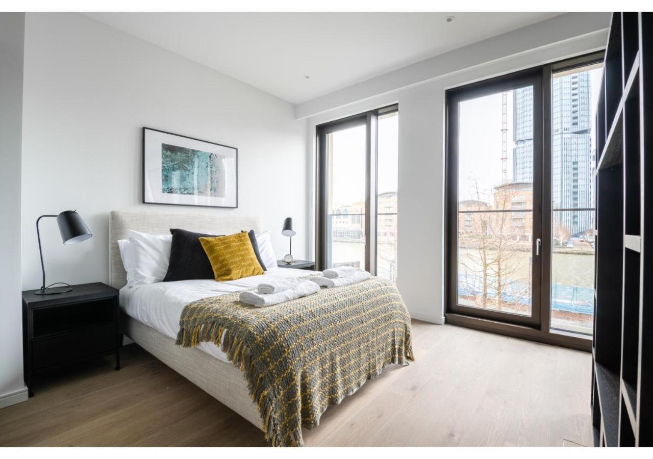 Elegant And Modern Apartments In Canary Wharf Right Next To Thames ロンドン エクステリア 写真